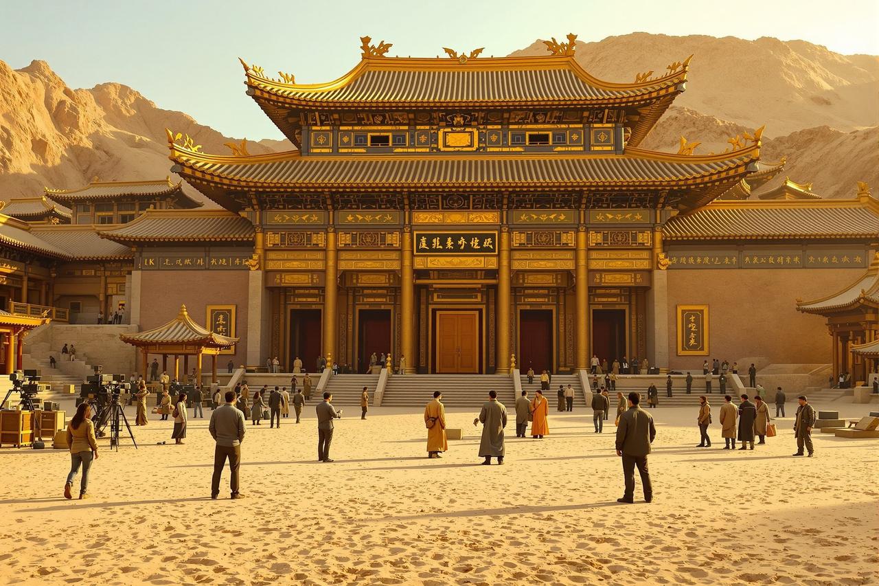 《盛世长歌》剧组赴敦煌取景,再现大唐盛世风华